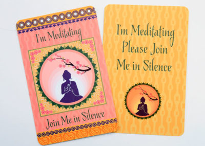 Wisdom Card: I'm meditating.